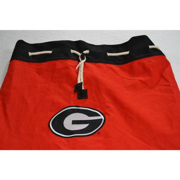 Collegiate Delight Canvas Duffle BAG Travel University Georgia DAWGS Bulldogs - Picture 5 of 5